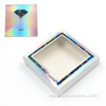 butterfly holographic lash packaging square eyelash boxes